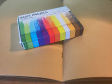 Pastels and brown Kraft paper sketchbook. Everything you need to start sketching and creating in pastels!