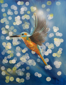 The King Fisher A5 print.