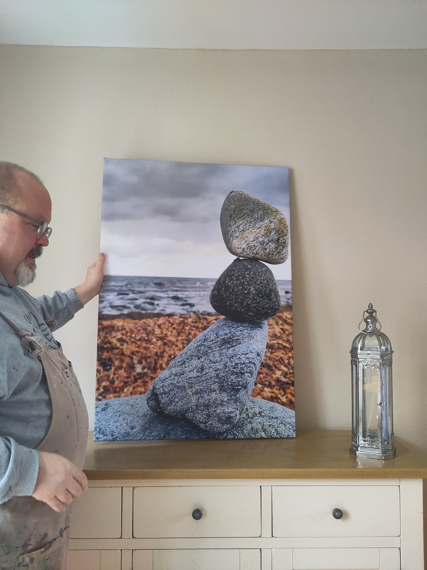 Sheer Surrender. Land ART Canvas Print