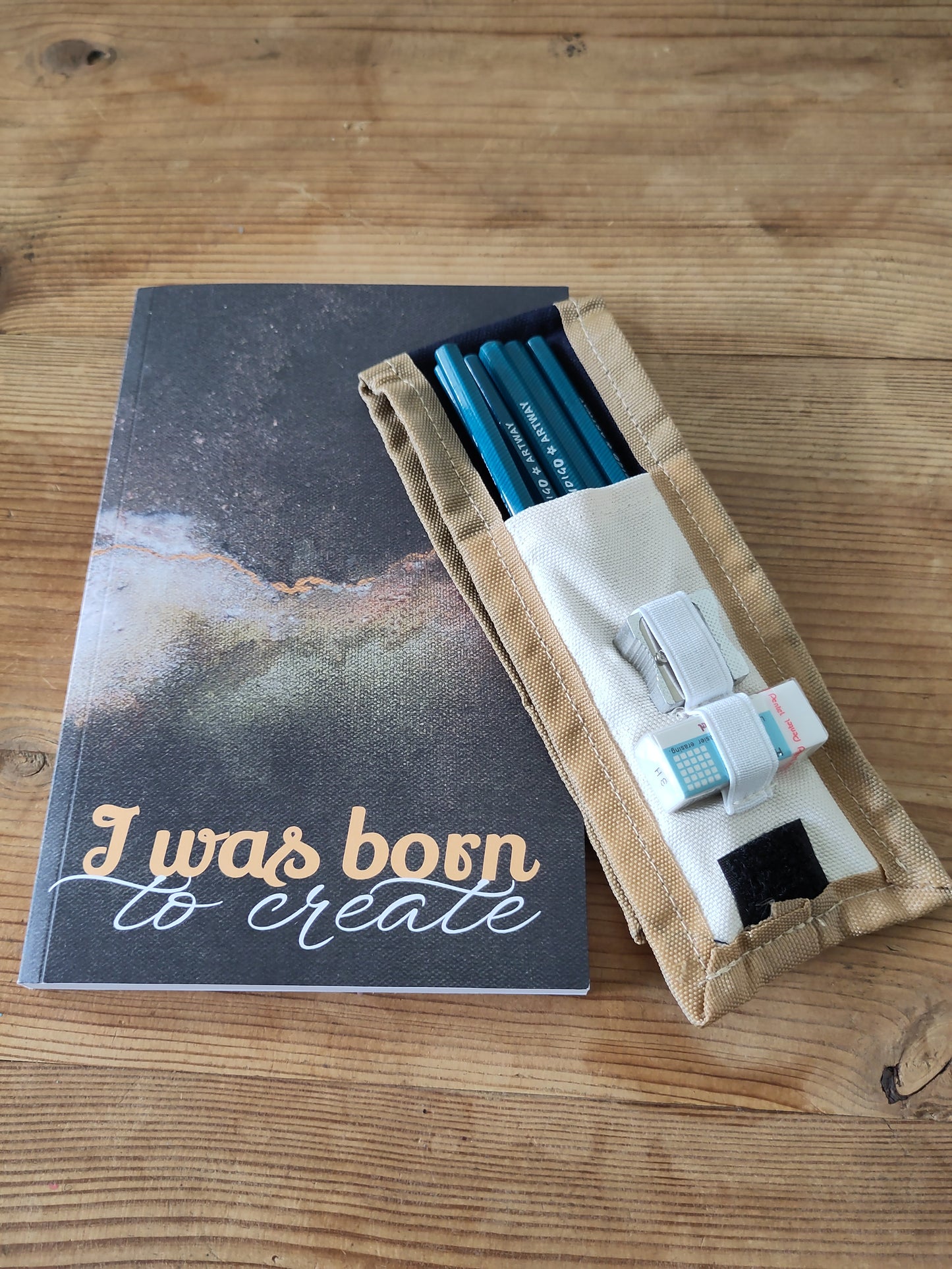 I was born to create- Sketchbook and Journal- Blank Pages