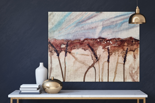 Wool, original framed painting or choose limited edition (only 10 in print) below.