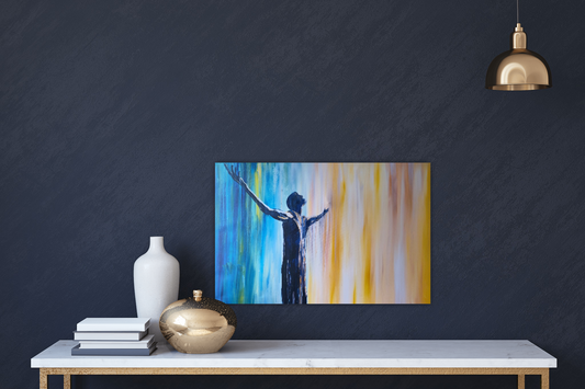 Wait On The Lord, Psalm 27- Canvas Print