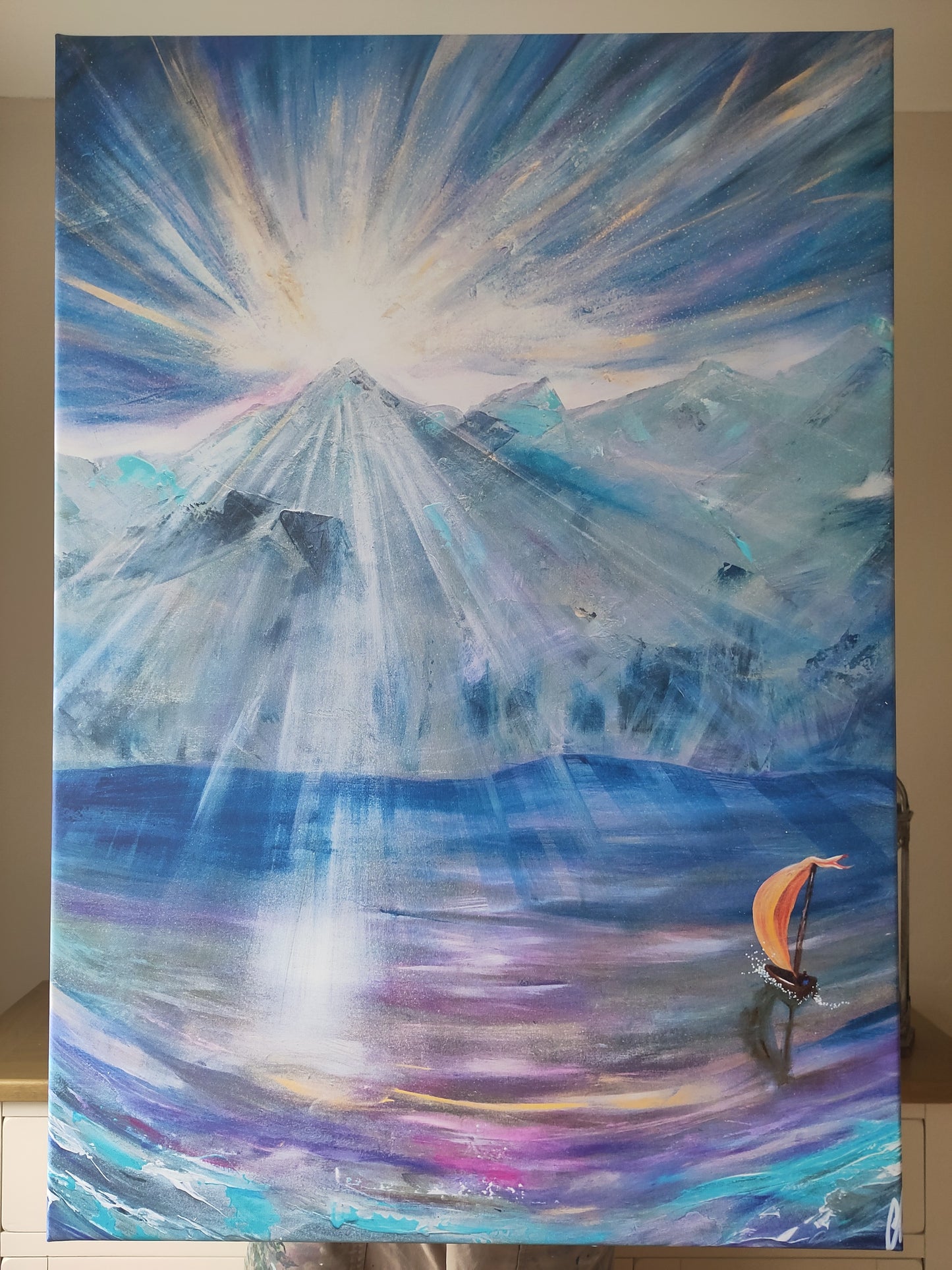 The Lord Is My Light And Salvation, Psalm 27- Canvas Print