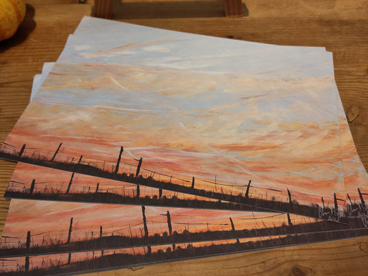 It's A New Day- Scotland, A4 print- FREE POSTAGE!