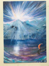 Psalm 27: A Triptych depicting 3 verses from the Psalm.