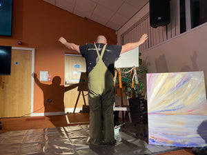 Painting Prophetically. Training day (9.30-5.30) -15th February 2025. Lighthouse Cafe, Great Gransden, Cambs.