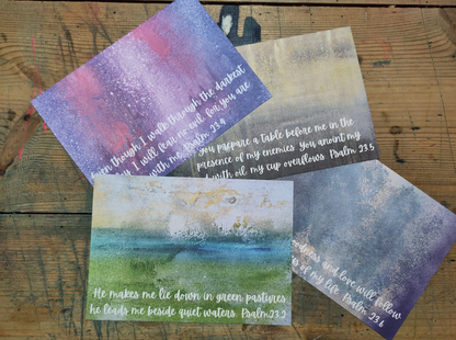Postcards: The Colours of Psalm 23