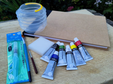 Small Kit. Watercolour art materials. Everything you need to start painting watercolours!