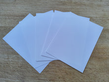 5 peices of watercolour paper. Postcard size