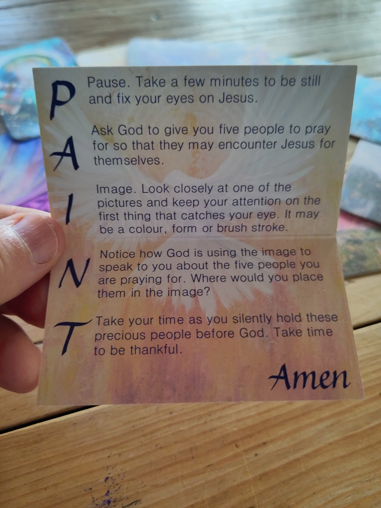 Little Tins of Prayer Cards with Visio Divina Guide