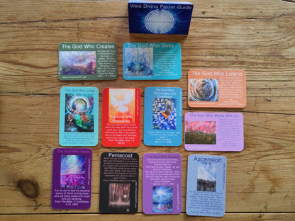 Little Tins of Prayer Cards with Visio Divina Guide