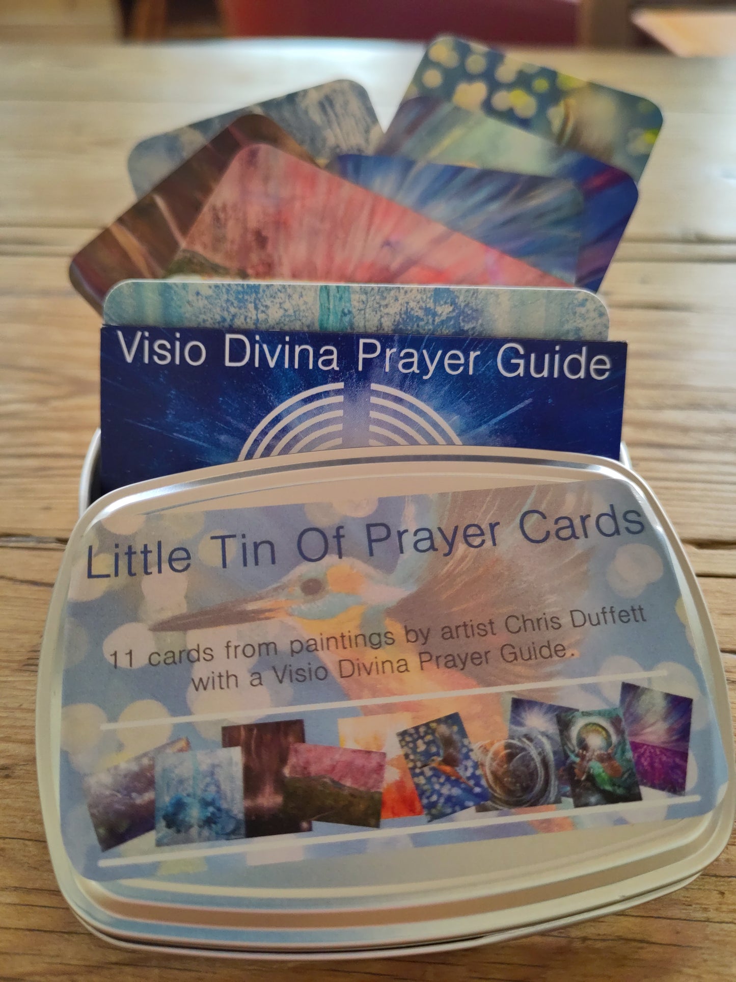 Little Tins of Prayer Cards with Visio Divina Guide