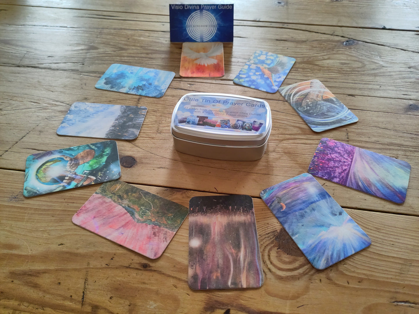 Little Tins of Prayer Cards with Visio Divina Guide