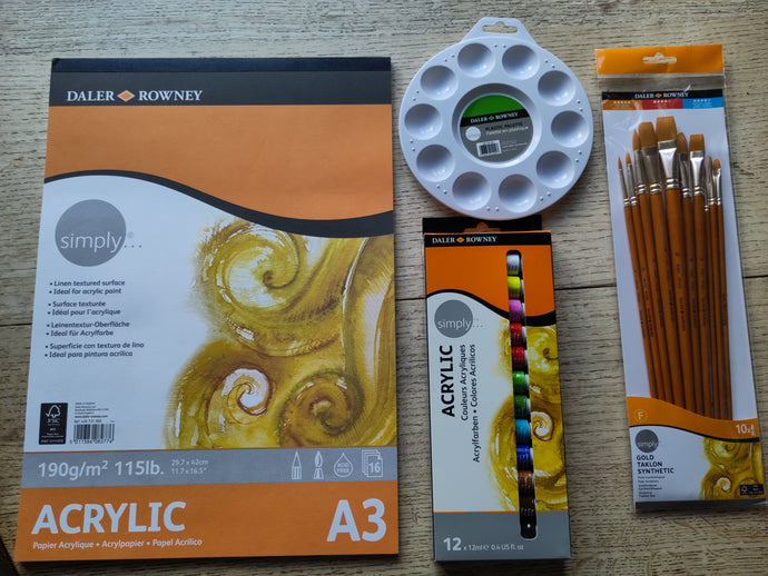 Acrylic paints ART KIT Daler Rowney