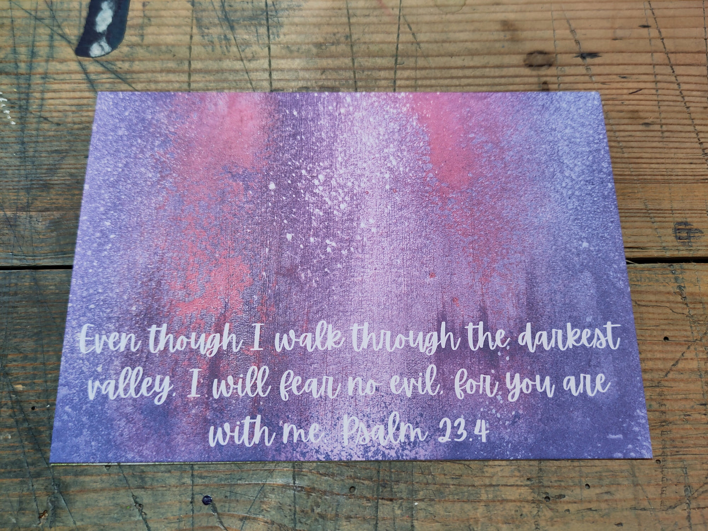 Postcards: The Colours of Psalm 23