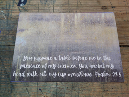 Postcards: The Colours of Psalm 23