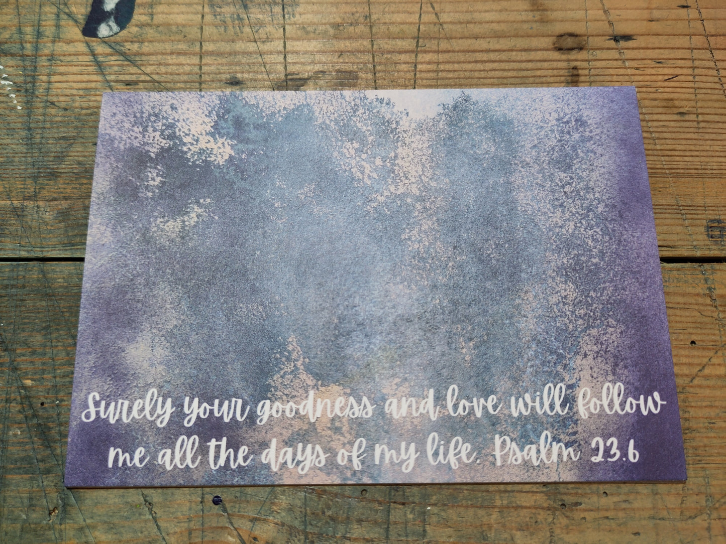 Postcards: The Colours of Psalm 23
