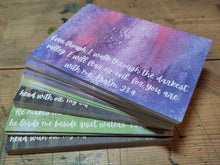 The Colours of Psalm 23 A6 postcard prints