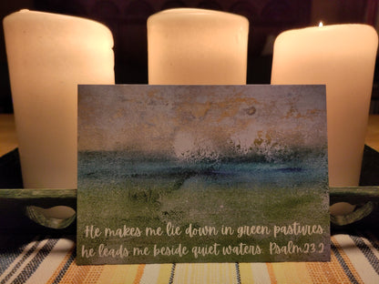Postcards: The Colours of Psalm 23