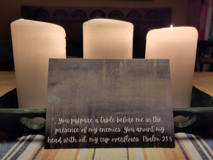 Postcards: The Colours of Psalm 23