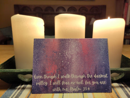Postcards: The Colours of Psalm 23
