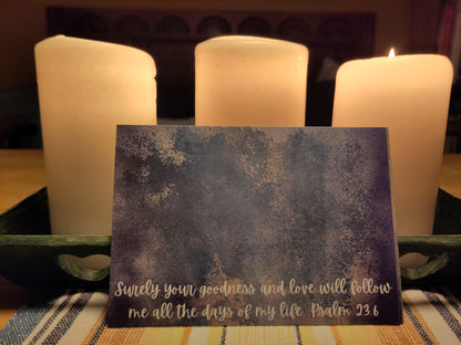Postcards: The Colours of Psalm 23