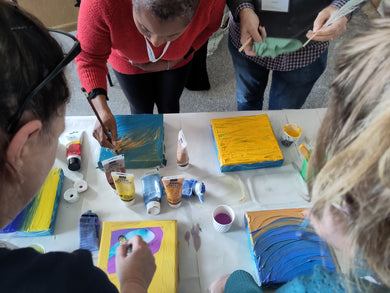Practical prophetic ART Training day Saturday 18th April 2026. Lighthouse Cafe, Great Gransden, Cambs.