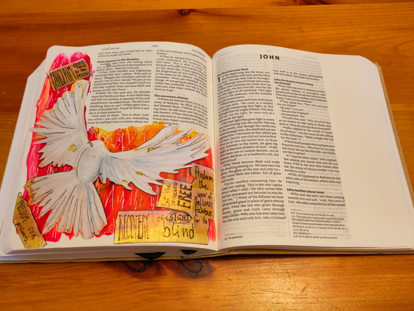 Bible Journaling and Journaling workshop day.