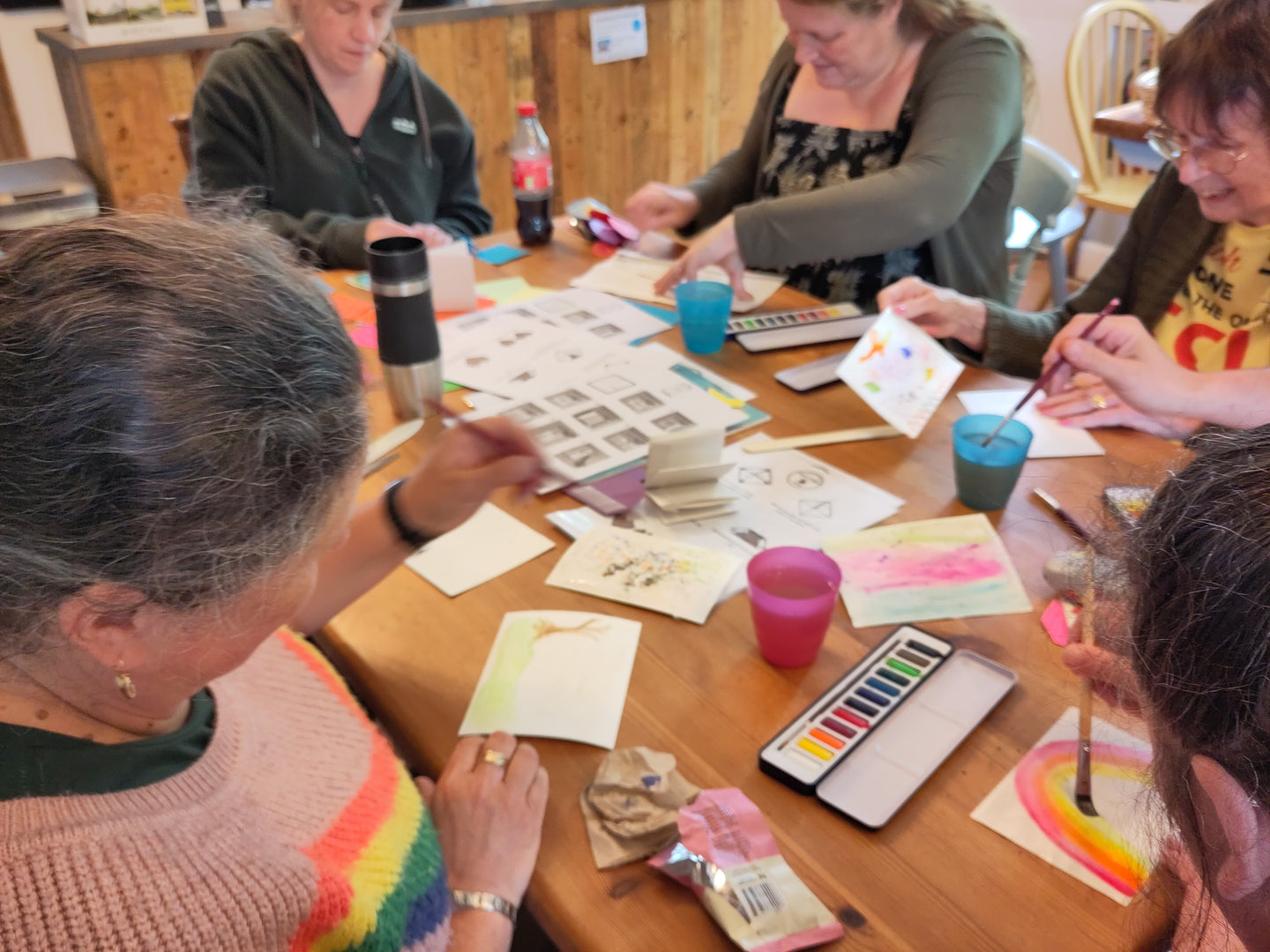 Practical prophetic ART Training day Saturday 18th April 2026. Lighthouse Cafe, Great Gransden, Cambs.