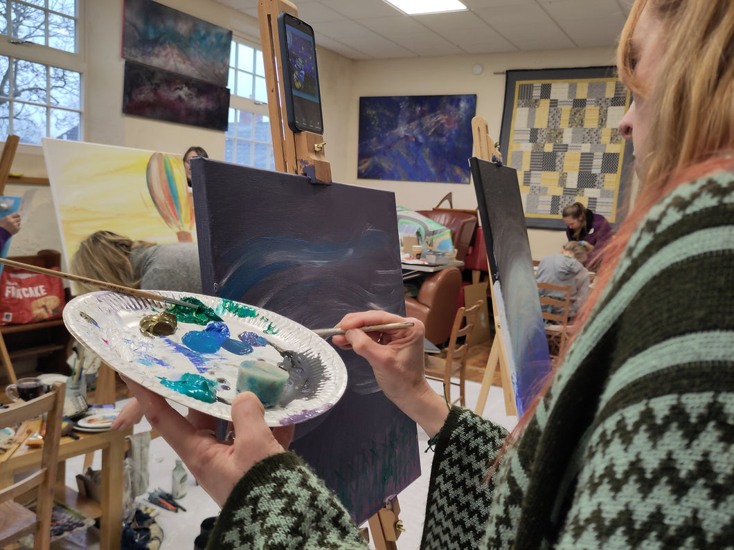 How to paint prophetically in worship. Training day- Saturday 7th March 2026. St Andrews Street Baptist Church, Cambridge.