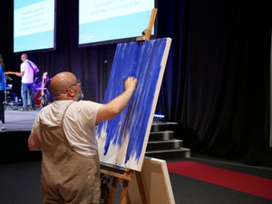 Painting Prophetically. Training day (9.30-5.30) -15th February 2025. Lighthouse Cafe, Great Gransden, Cambs.