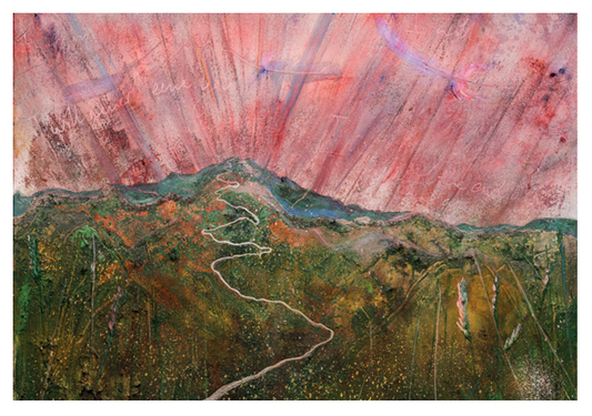 The God Who Walks With Us  (Limited edition signed Giclée Fine Art Print.)