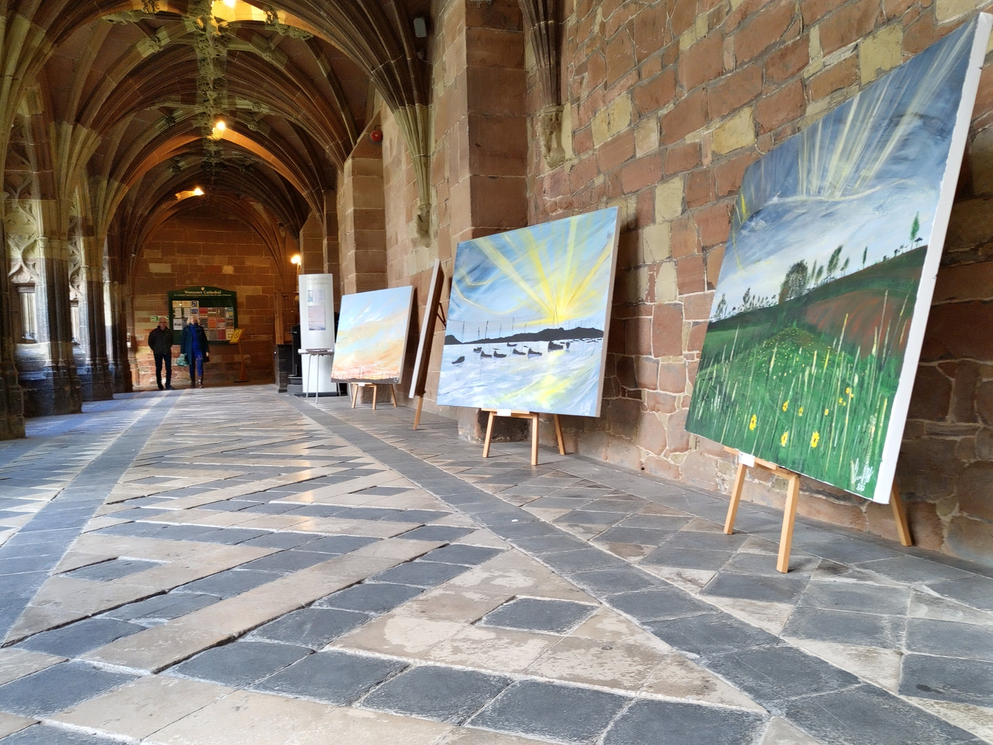 'It's A New Day. ' The collection of the 4 paintings.