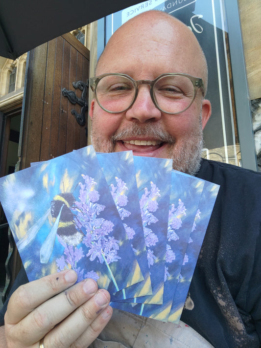 5 FREE postcards worth £5- just pay p&p. Be still busy bee!