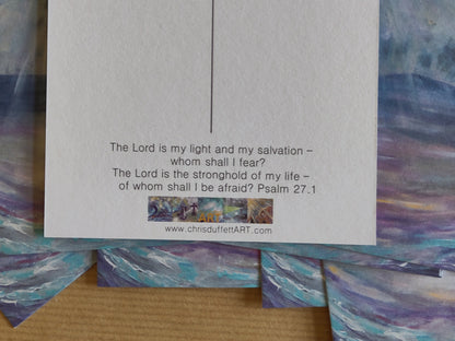 10 FREE postcards WORTH £10!- 'The Lord is my light and salvation.' Just pay p&p