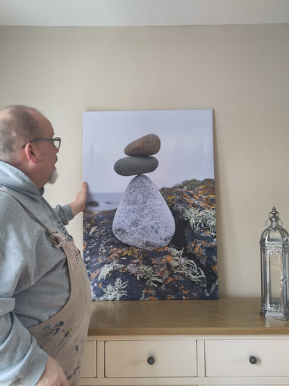 Strength in Threes. Land ART Canvas Print