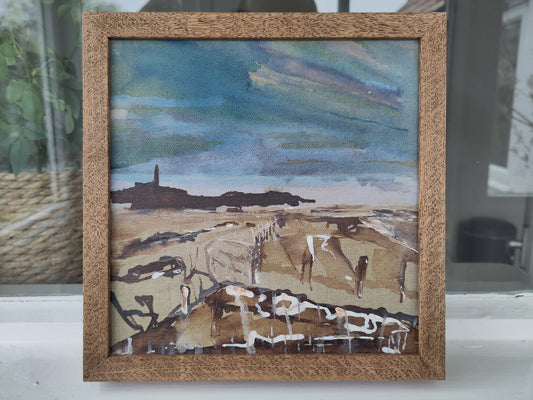 Looking towards the lighthouse- framed original painting or choose limited edition (only 10 in print) below.