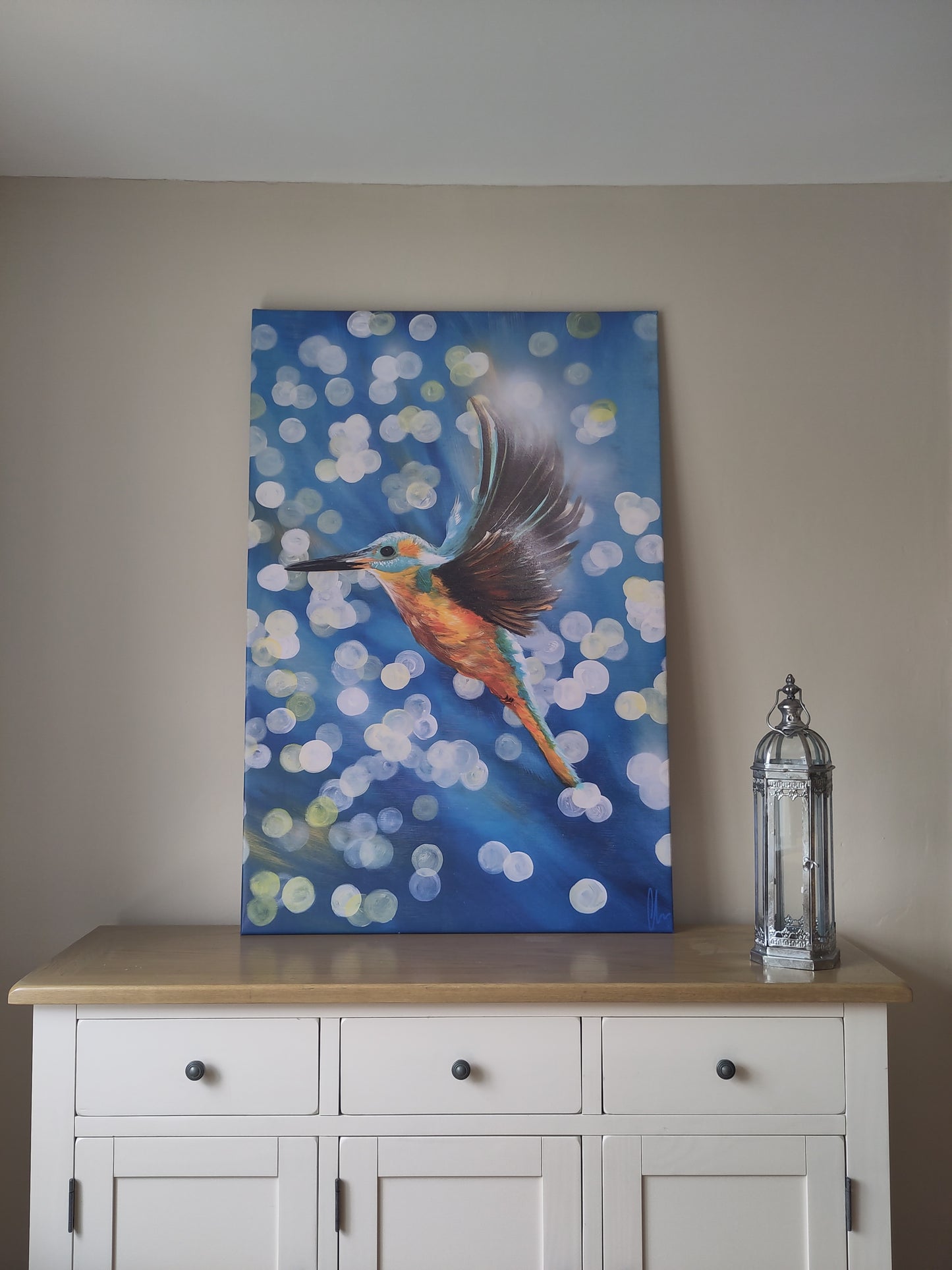 The King- Fisher- Canvas Print