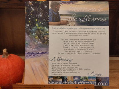 Blossoms In The Wilderness, A5 print