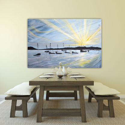 'It's A New Day. ' The collection of the 4 paintings.