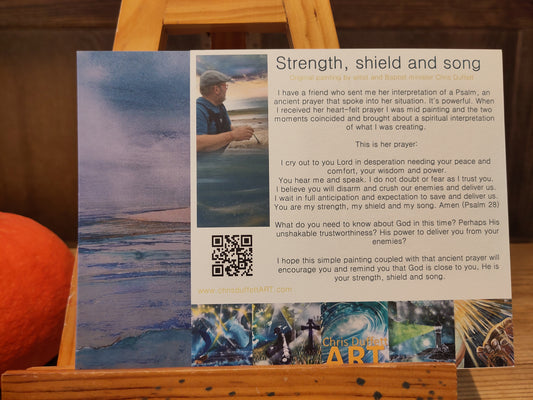 Strength, Shield and Song. (Smaller Square prints)