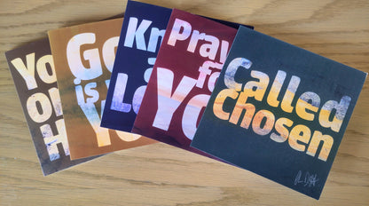 NEW! Greeting Cards. Set of 5 in a pack or choose individual ones!
