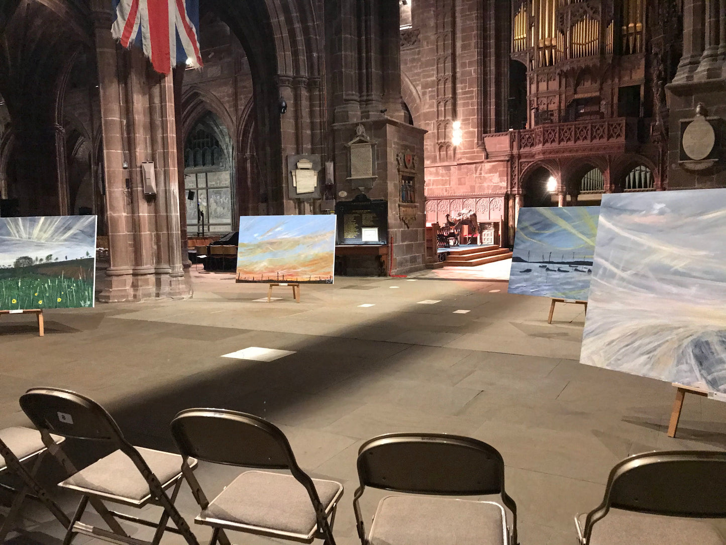 'It's A New Day. ' The collection of the 4 paintings.