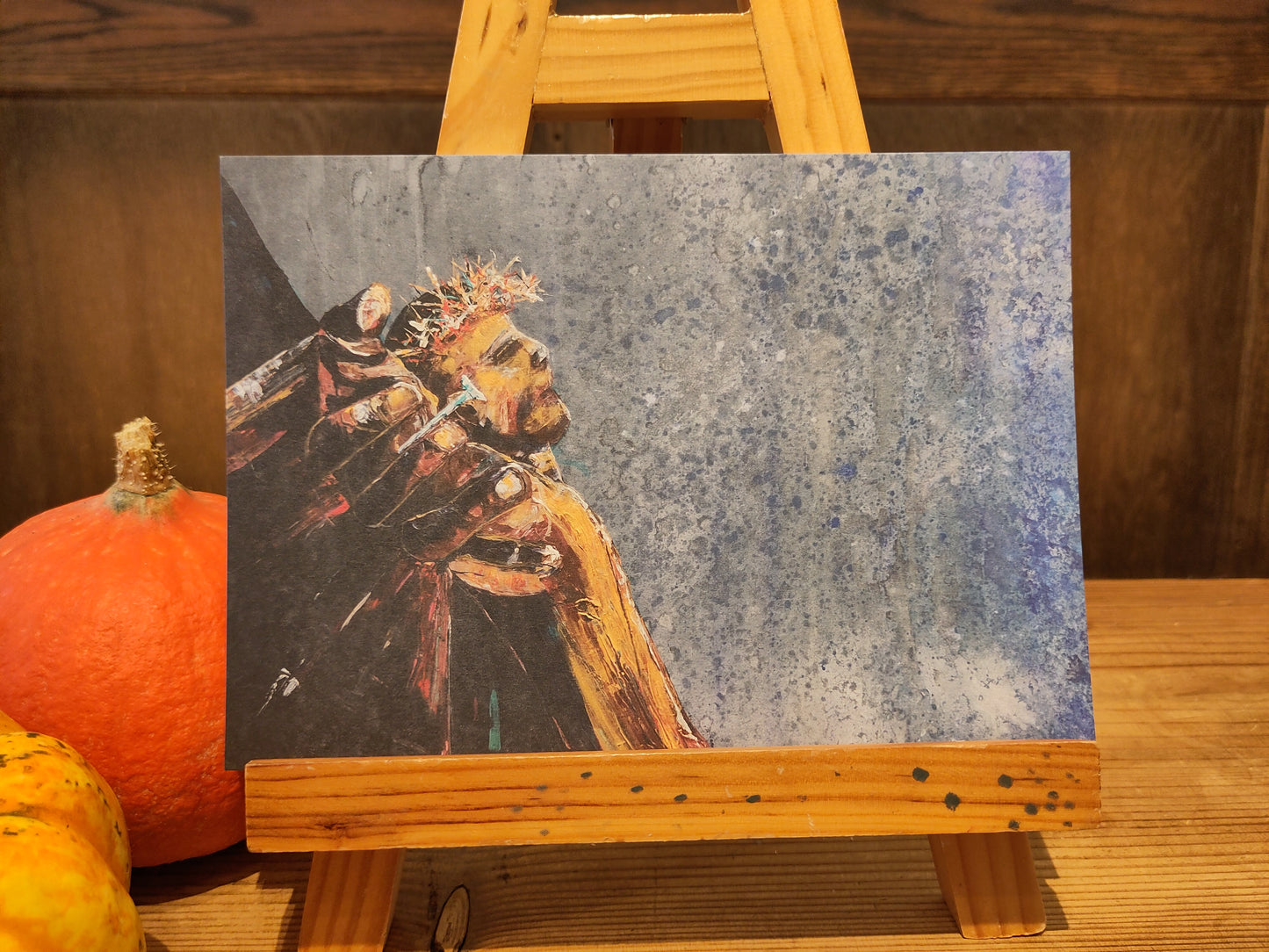 Nail Scarred Hands, A5 print