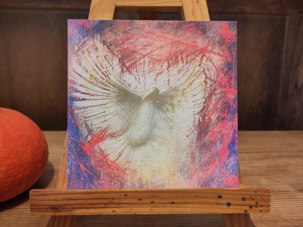 Come Holy Spirit-  (Small Square Print)
