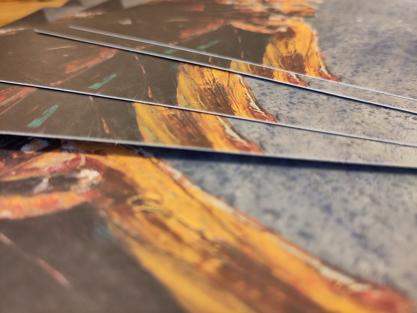 Nail Scarred Hands, A5 print