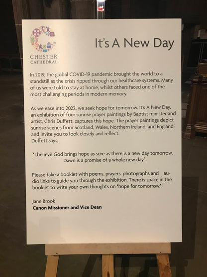 'It's A New Day. ' The collection of the 4 paintings.