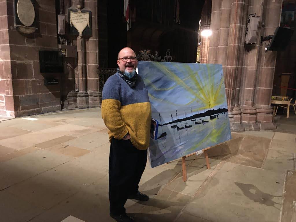 'It's A New Day. ' The collection of the 4 paintings.