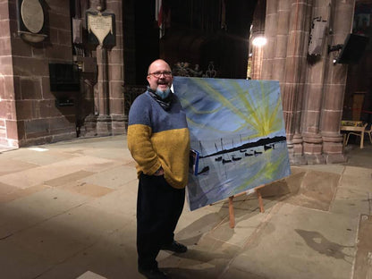 'It's A New Day. ' The collection of the 4 paintings.