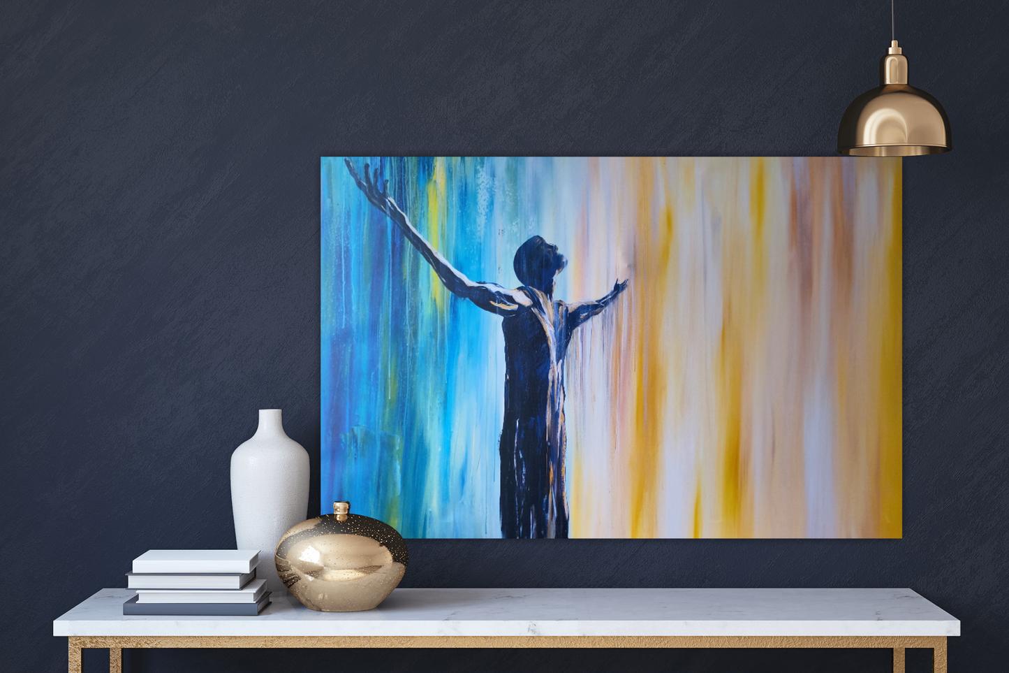 Wait On The Lord, Psalm 27- Canvas Print